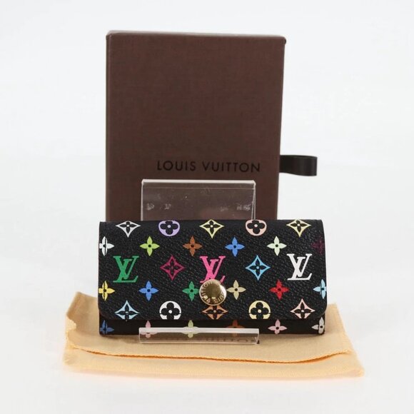 LOUIS VUITTON Multicolor Multicles 4 Key Case Black - Picture 15 of 15